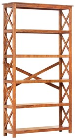vidaXL Bibliotecă, 100x30x180 cm lemn masiv acaciacu finisaj tip miere