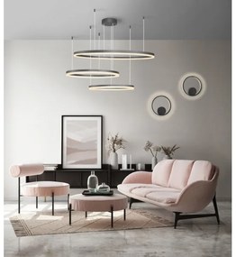 Lustră LED pe cablu HALO LED/130W/230V neagră Azzardo AZ4707