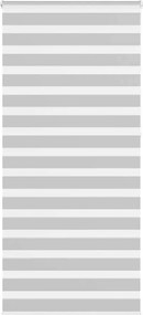 vidaXL Jaluzea tip zebra gri deschis lățime țesătură 110,9 m poliester