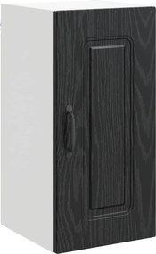 vidaXL Dulap de bucătărie cu ușă Kalmar Stejar Negru 30 x 31 x 60 cm
