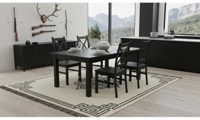 Scaun de sufragerie NATE negru