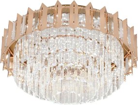 Brilagi - Plafonieră SPECTRA 5xE14/40W/230V diam. 48 cm aurie