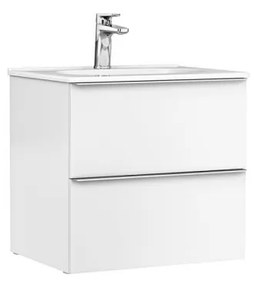 DULAP SHONA 60 CM PENTRU LAVOAR, DOUA SERTARE, ALB MAT Alb mat, 600x460 mm