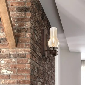 Aplică Brilagi COTTAGE 1xE14/40W/230V fag/maro