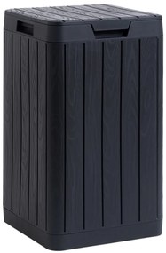 Cos plastic de gradina RIO GARDEN 80 L - grafit