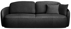 Canapea trei locuri Sheila (negru + negru). 1100588