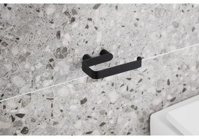 Suport de hârtie igienică KFA Armatura 864-022-81 oțel inoxidabil/negru mat