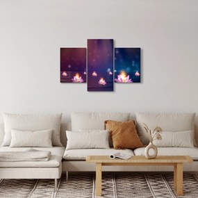 Tablou - Nuferi magici (90x60 cm)