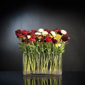 Aranjament floral elegant, decor pentru interioare de LUX, bujori multicolori LUGANO 1141844.01