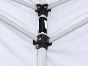 Cort de grădină 3 x 6 PROFI - foarfecă - alb