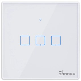 Intrerupator Smart WiFi + RF 433MHz Sonoff T2 EU TX (3 canale)