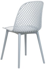Set 4 buc scaun tip bar Erielle (albastru). 1078732