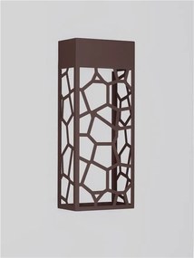 Aplica LED pentru exterior design arhitectural RAGNO corten