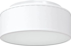 vidaXL Lampă de tavă Alb 30 x 30 x 13,5 cm țesătură