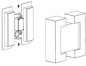 Eglo 95987 - LED Corp de iluminat perete exterior SITIA 2xLED/4,8W