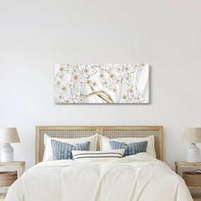 Tablou - Copac cu decor auriu (120x50 cm)
