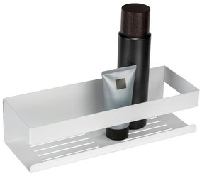 Raft pentru baie alb mat autoadeziv cu Turbo-Loc din oțel inoxidabil Genova – Wenko