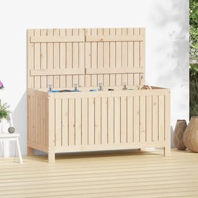 vidaXL Cutie de depozitare grădină, 121x55x64 cm, lemn masiv de pin