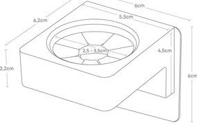 Agățătoare multifuncțională neagră din plastic Film Hook – YAMAZAKI