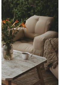 Scaun extensibil adecvat pentru exterior Karup Design Design OUT™ Hippo Beige, bej