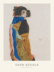 Artă imprimată Moa (Special Edition Female Portrait) - Egon Schiele, (30 x 40 cm)