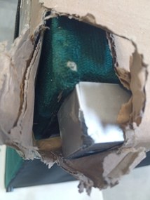 OFERTA Canapea de colt extensibila reversibila ZENA, verde inchis, grad II calitate