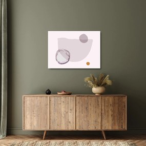Tablou pe sticlă - Minimalism violet N⁰2 (70x50 cm)