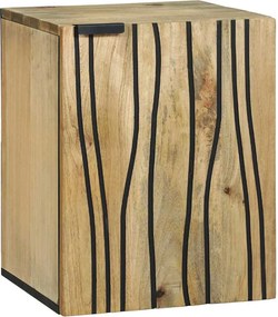 vidaXL Dulap pentru Chiuveta de Baie cu raft Maro 38 x 33,5 x 48 cm