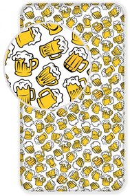 Bere Beer, cearșaf cu elastic 90x200 cm