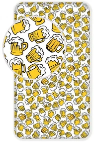 Bere Beer, cearșaf cu elastic 90x200 cm