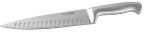 Cutit Santoku Fackelmann 40406, Otel inoxidabil, 20/34 cm, Gri