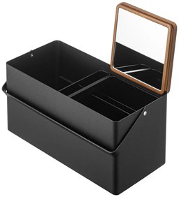 Organizator de baie negru din metal pentru cosmetice - YAMAZAKI