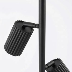 Sollux SL.2016 - Lampadar KARBON 3xGU10/10W/230V negru