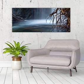 Tablou - Laguna de iarnă (120x50 cm)
