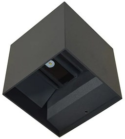 Aplică LED de exterior KREON 2xLED/3W/230V IP54 4000K antracit