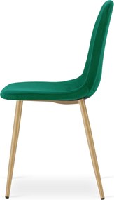 Scaun de sufragerie PADVA VELVET, verde