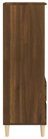 Dulap inalt, stejar maro, 40x36x110 cm, lemn compozit 1, Stejar brun