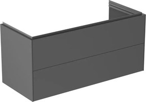 Dulap baza suspendat Ideal Standard Atelier Conca 2 sertare antracit mat 120 cm