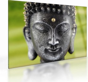 Tablou pe sticlă - Statuia lui Buddha II. (70x50 cm)