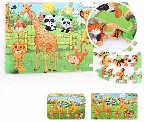 Puzzle din lemn - Rățuște 60buc