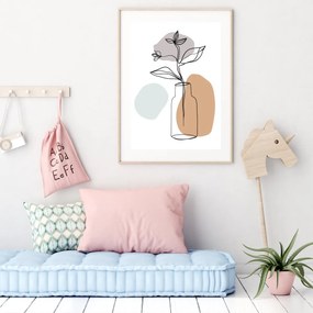 Poster - Vaza cu platnă (A4)