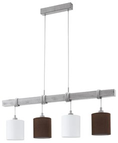 Eglo 49927 - Lustră LED suspendată pe cablu TOWNSHEND 2 4xE27/60W/230V