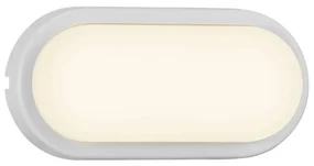 Aplica LED de perete sau tavan cu protectie IP54 Cuba Bright Oval 2019191001 NL