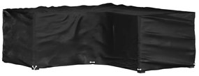 vidaXL Husă mobilier de grădină în formă de L 16 ocheți, 215x215x70 cm