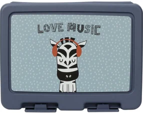 Cutie de plastic pentru gustări Hatu Zebra, 18 x 7,5 x 13,5 cm