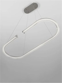 Lustra LED suspendata design circular ELMO