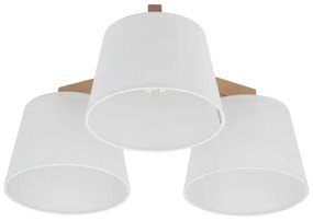 Brilagi - Lustra aplicată LATTE SABIA 3xE27/15W/230V pin/alb