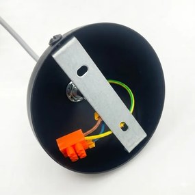 Lampă suspendată pe cablu DESTELLO 1xE27/15W/230V Ø 33 cm negru