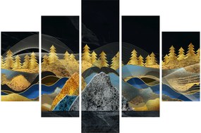 Tablou - Munții aurii (150x105 cm)