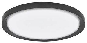 Plafoniera LED moderna design slim Ã46cm TROY negru NVL-9053592